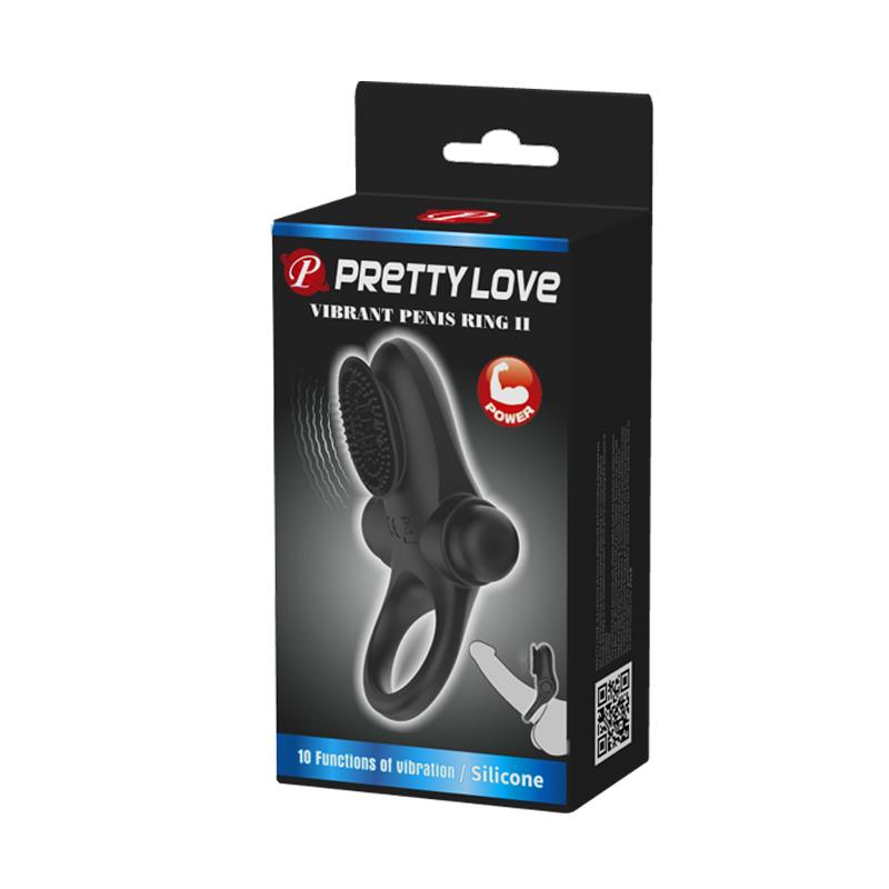 PRETTYLOVE ANILLO VIBRADOR VIBRATING PE