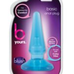 Blush básico Anal Plug-Azul