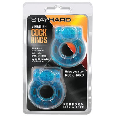 Anillos vibradores desechables 2 unidades stay hard