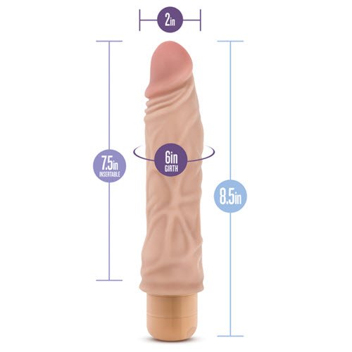 Vibrador Mr. Skin Cock Vibe 10 Beige - Imagen 3