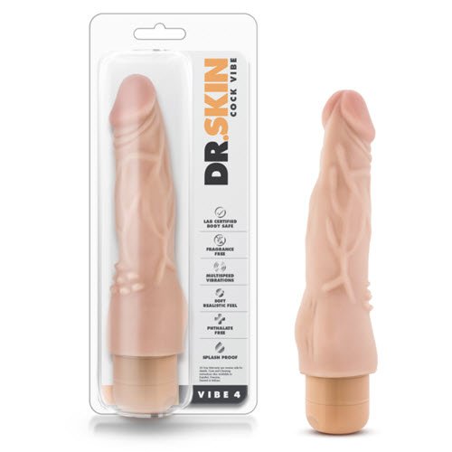 Vibrador Dr. Skin Cock Vibe 4 Beige