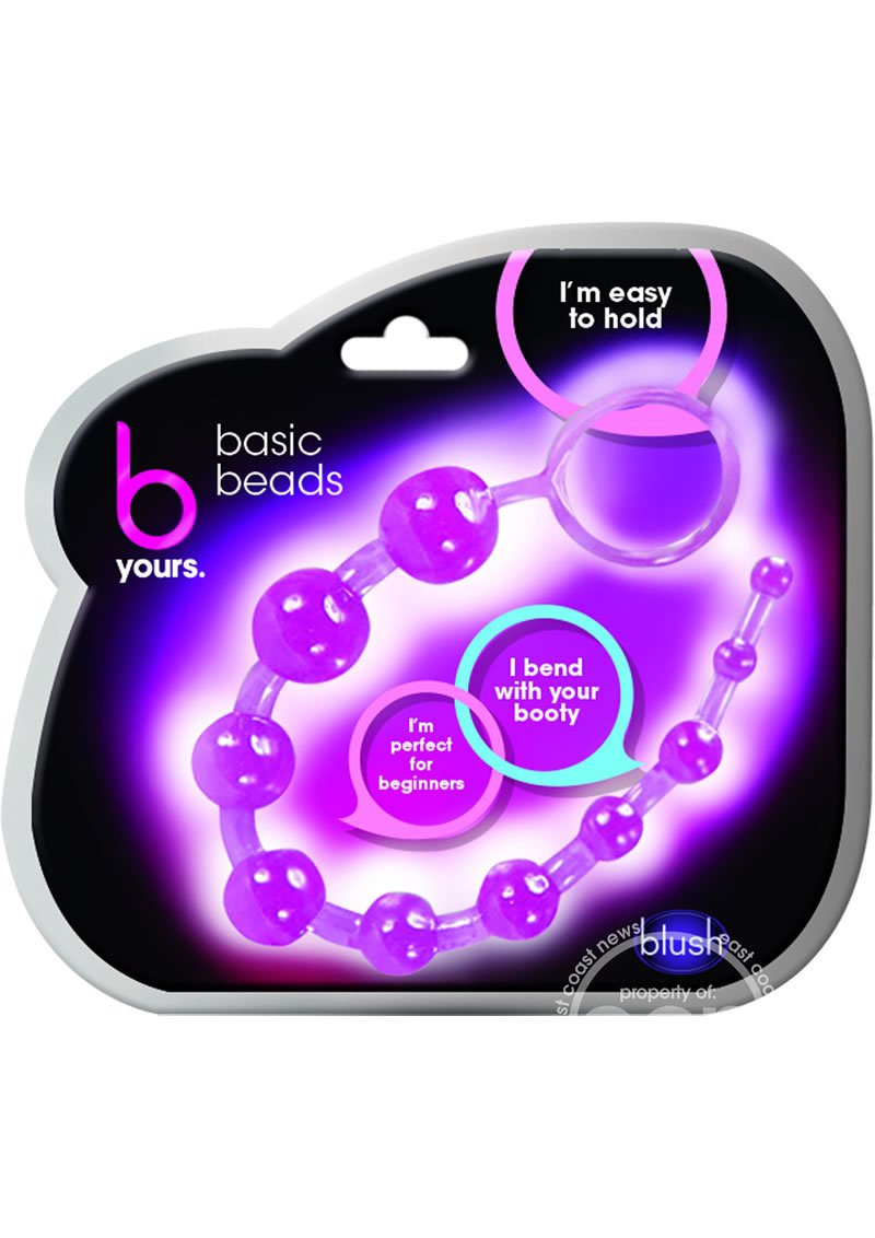 B Yours Perlas Anales de Silicona Moradas