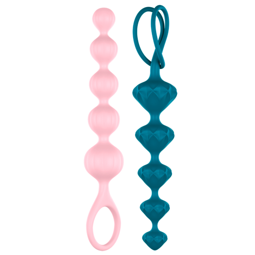 Bolas Anales Satisfyer Beads Super Soft Silicone de Colores - Imagen 2