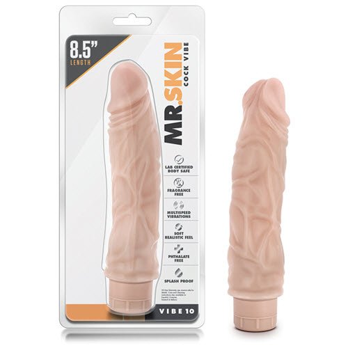 Vibrador Mr. Skin Cock Vibe 10 Beige