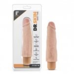 Dr. Skin Cock 14 Dildo Vibrador 8in – Vanilla