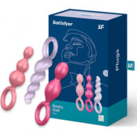 Satisfyer Set 3 Plugs Anales Tricolor