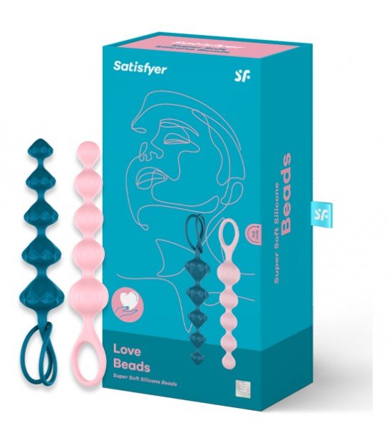 Bolas Anales Satisfyer Beads Super Soft Silicone de Colores