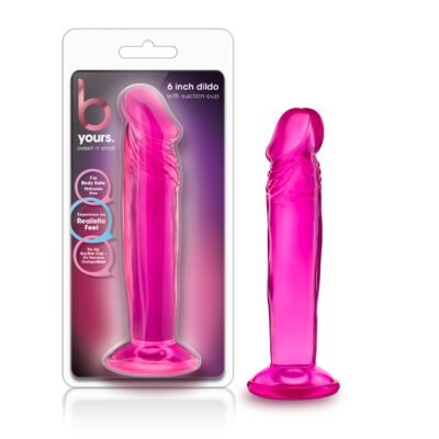 B Yours - Small Dildo With Suction Cup - Pink