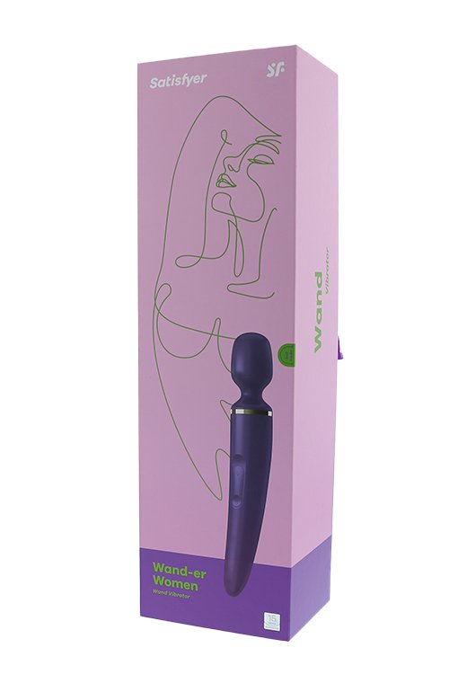 SATISFYER MASAJEADOR WAND-ER WOMAN MORADO