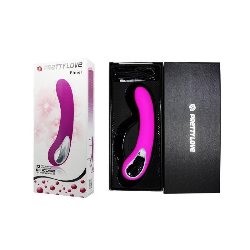 PRETTYLOVE VIBRADOR ELMER COLOR ROSA