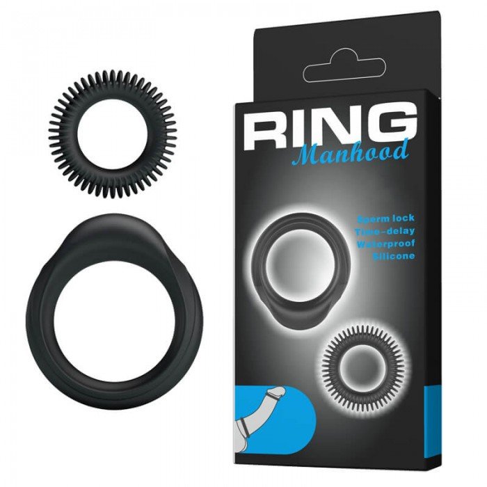 Manhood · Kit de 2 anillos de silicona - Imagen 2