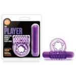 Anillo vibrador para el pene con doble correa