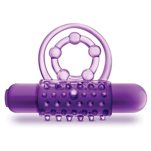 Anillo vibrador para el pene con doble correa - Imagen 4