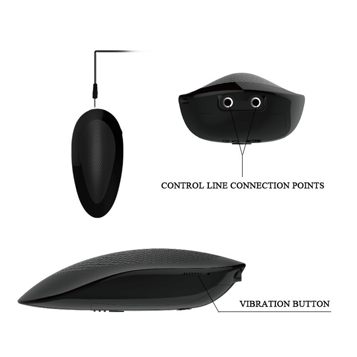 Vibrador con escroto sobre barra de succión Barbara - Imagen 3