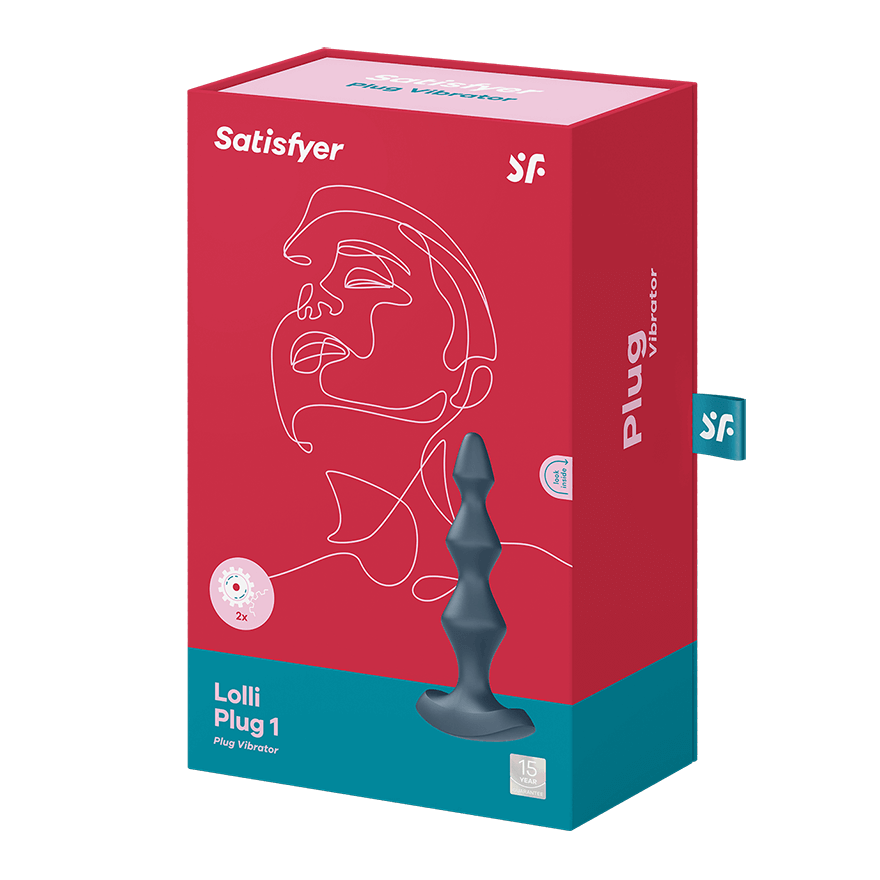 SATISFYER PLUG ANAL CON VIBRACIÓN LOLLI PLUG 1 DARK TEAL