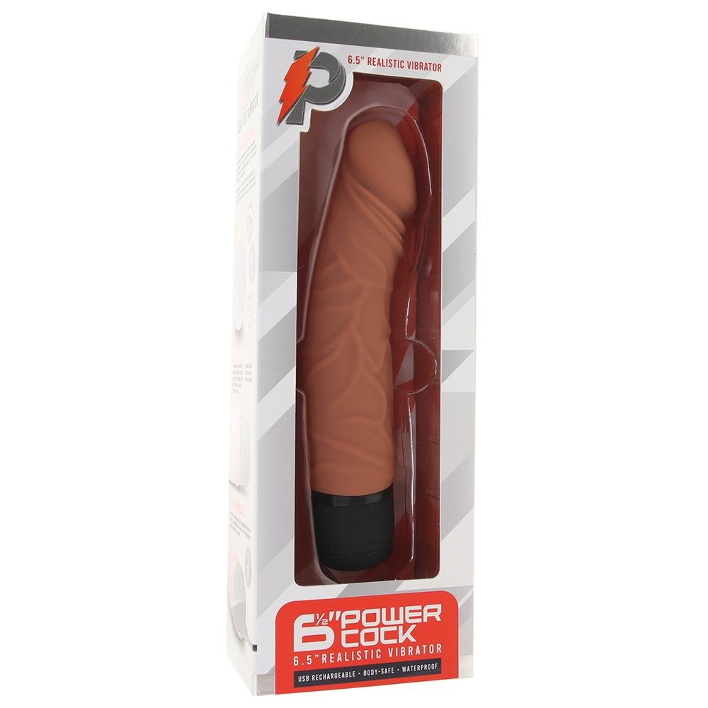 POWER COCK DE 6.5″ CON VIBRACIONES RECARGABLE