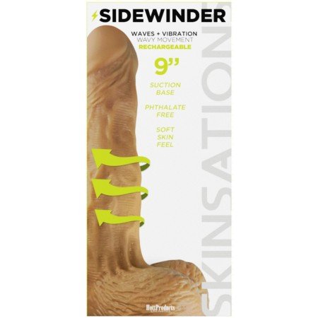 Sidewinder - Serie Skintastic recargable - 9 pulgadas