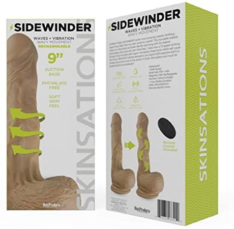 Sidewinder - Serie Skintastic recargable - 9 pulgadas - Imagen 3