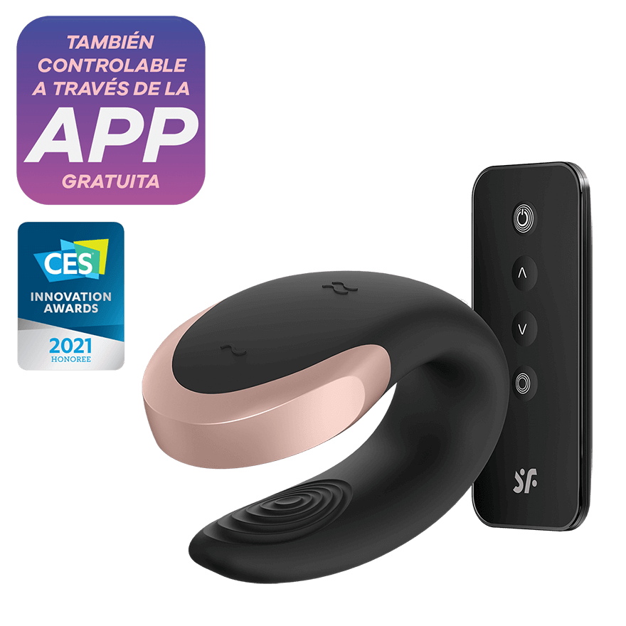 SATISFYER DOUBLE LOVE NEGRO - Imagen 6