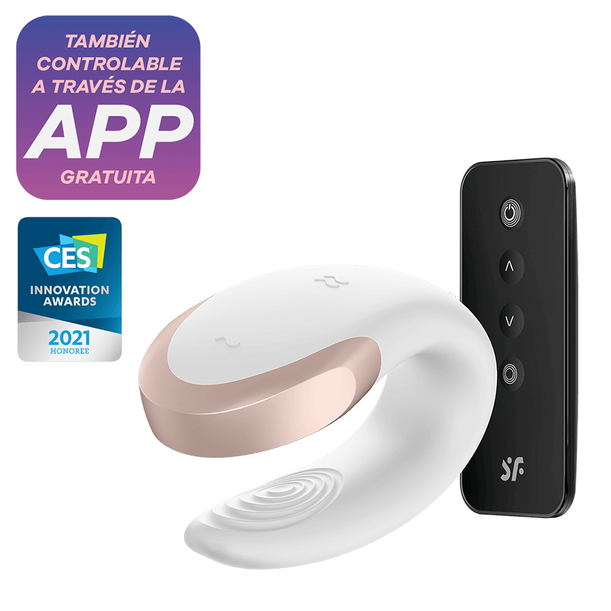 SATISFYER DOUBLE LOVE BLANCO - Imagen 3