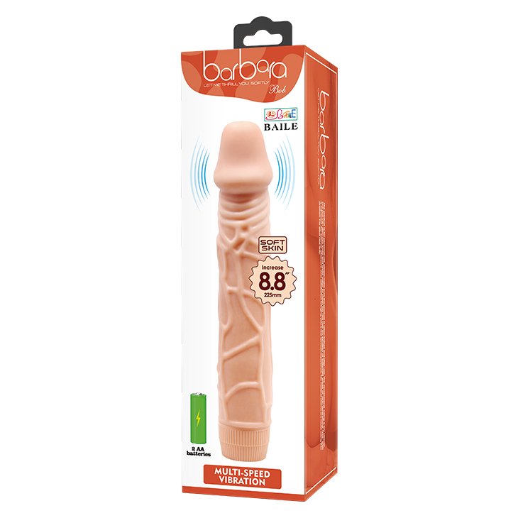Vibrador Barbara 8.8" - Imagen 8