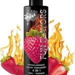 LUBRICANTE COMESTIBLE 4 EN 1 CON SABOR A FRESA