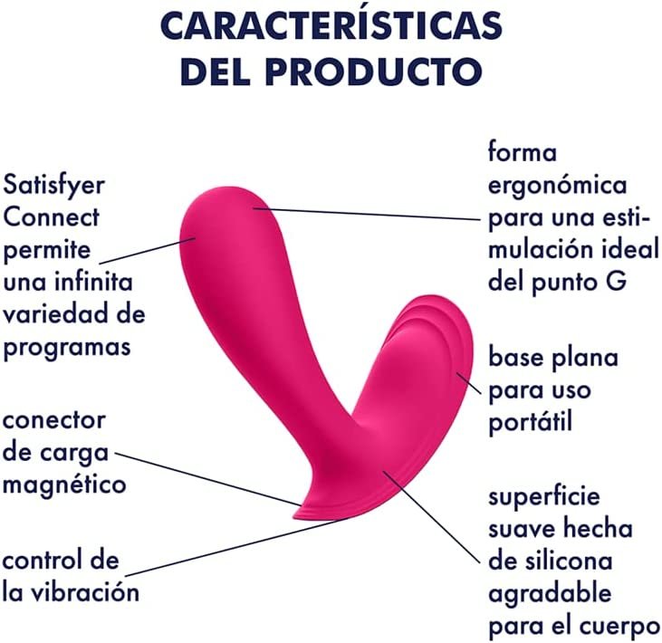 Satisfyer Top Secret - Estimulador Y Vibrador Con APP Rosa - Imagen 7