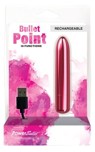 BMS – Bullet Point – Bullet Vibrator – Recargable por USB Pink