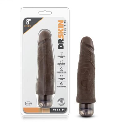 Vibrador Realista Vibe 14 Dr Skin Chocolate