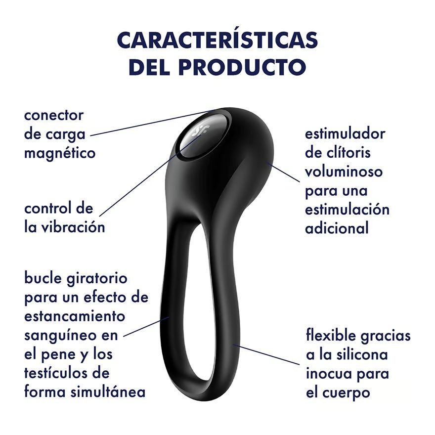 Anillo Satisfyer Majestic Duo - Imagen 2