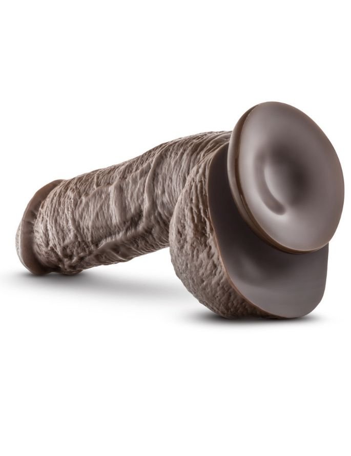 Dr. Skin – Mr. D – 8.5 Inch Dildo with Balls – Black - Imagen 2