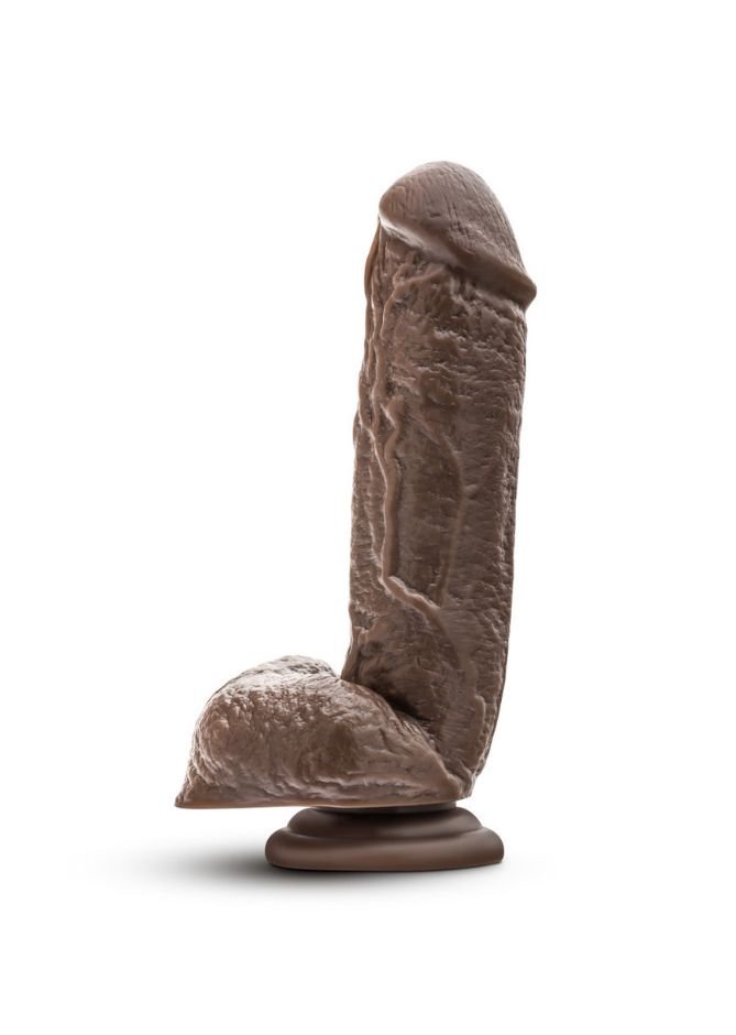 Dr. Skin – Mr. D – 8.5 Inch Dildo with Balls – Black - Imagen 3