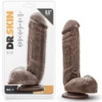 Dr. Skin – Mr. D – 8.5 Inch Dildo with Balls – Black