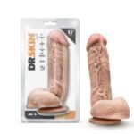Dr. Skin - Mr. D - 8.5 Inch Dildo with Balls - Beige
