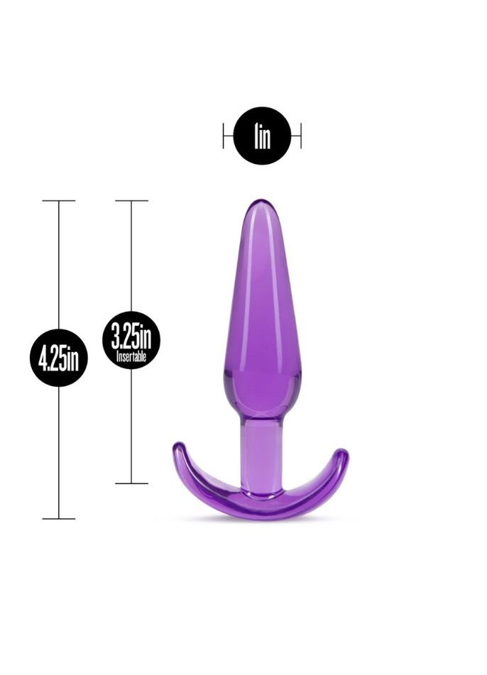 B Yours - Slim Anal Plug - Purple - Imagen 2