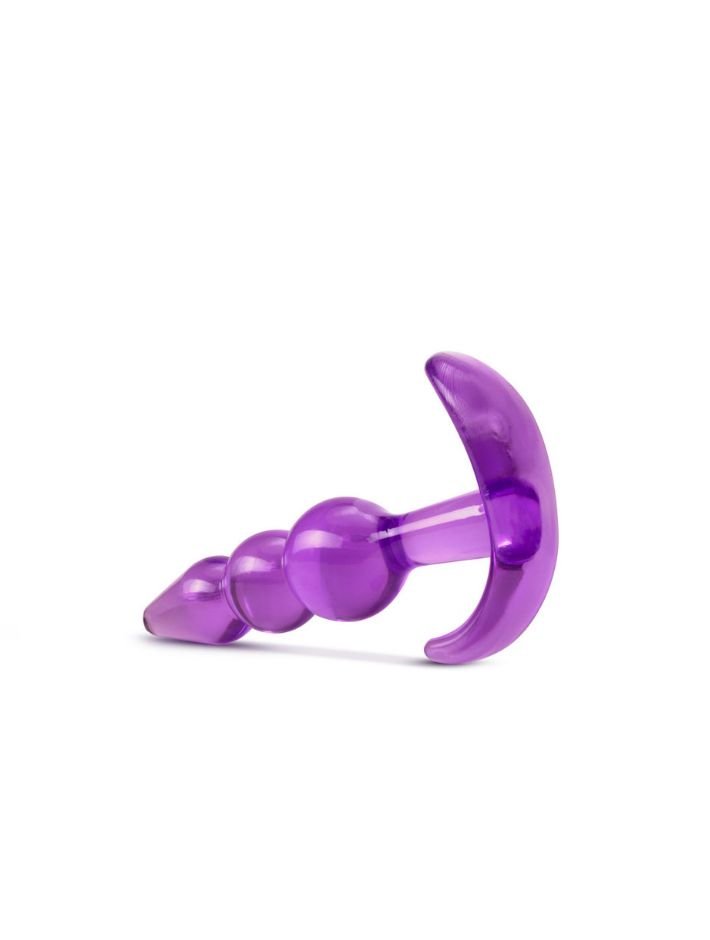 B Yours - Triple Bead Anal Plug - Purple - Imagen 6