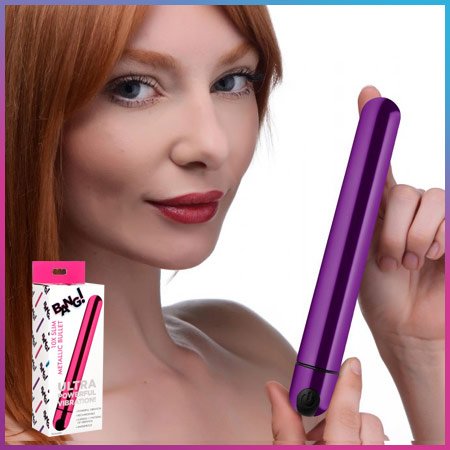 Bala metálica delgada 10X - Pink