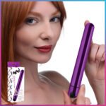 Bala Metálica Delgada 10X - Púrpura