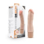 Dr. Skin Silicone - Dr. Steve - Consolador vibratorio de 7 pulgadas - Beige
