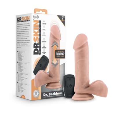 Dr. Skin Silicone - Dr. Beckham - de 7,5 pulgadas con control remoto - Vainilla