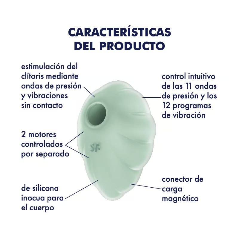 Satisfyer Cloud Dancer Mint - Imagen 5