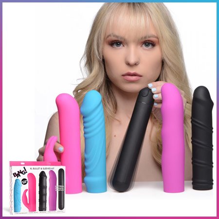 Kit de bala y fundas de silicona XL 4 en 1