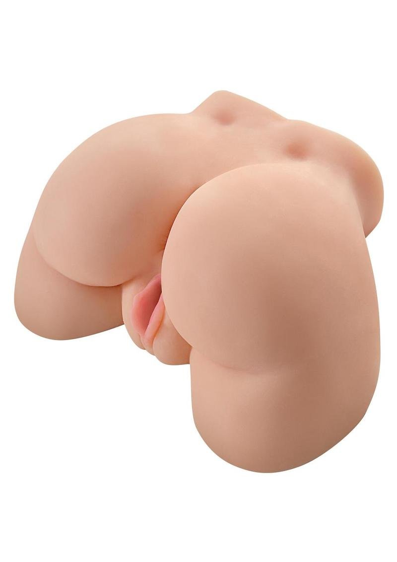 Pipedream Extreme Toyz Vibrating Ass Masturbator with Bullet and Wired Remote Control - Pussy and Butt - Vanilla - Imagen 3