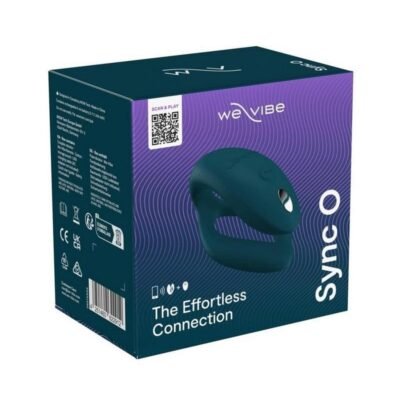 We-Vibe Sync O Rechargeable Silicone Couples Vibrator with Remote Control - Velvet Green