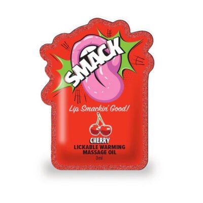 Aceite Smack Lickable Massage Oil, 3ml – Cereza