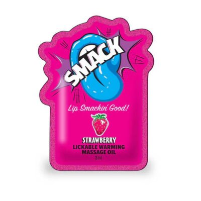 Aceite Smack Lickable Massage Oil, 3ml - Strawberry