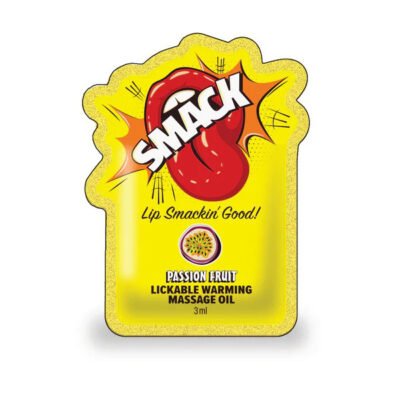 Aceite Smack Lickable Massage Oil, 3ml – Maracuya