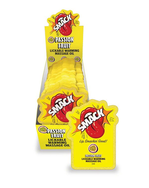 Aceite Smack Lickable Massage Oil, 3ml – Maracuya - Imagen 2