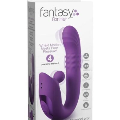 Fantasy For Her Harmoni Pro Rechargeable Silicone G-Spot Vibrator - Purple