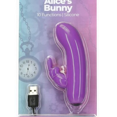 BMS Factory Alice's Bunny  Vibrador 2 en 1 de Silicona